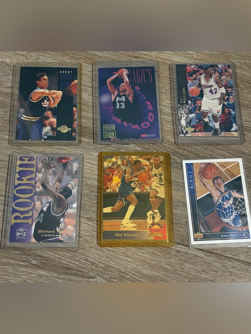 90s Vintage Sacramento Kings NBA Basketball Cards Lot